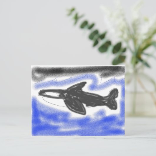 Killer Whale Briefkaart (Staand voorkant)