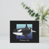Killer Whale-Briefkaart Briefkaart (Staand voorkant)