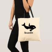 Killer Whale Cartoon - Cute Tote Bag (Voorkant (product))
