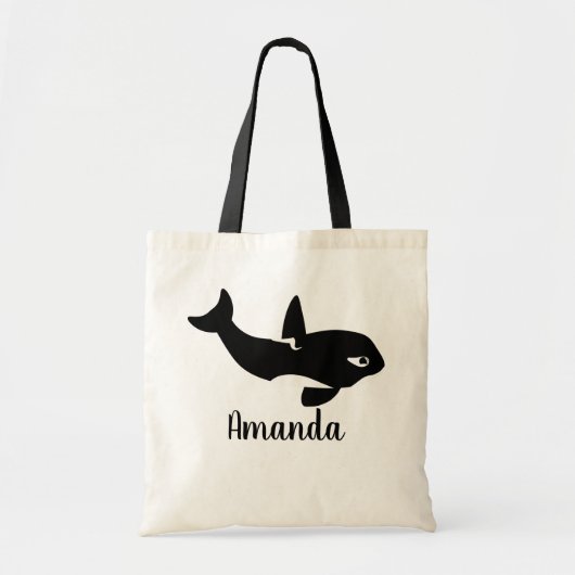 Killer Whale Cartoon - Cute Tote Bag (Voorkant)