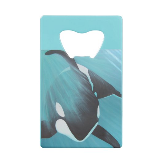 Killer Whale Creditkaart Flessenopener (Voorkant)