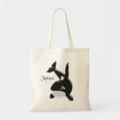 Killer Whale Design gepersonaliseerd Tote Bag (Voorkant)