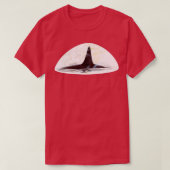 Killer Whale Dorsal Fin Scribble T-shirt (Design voorkant)