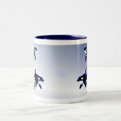 Killer Whale Family,_Mokken Tweekleurige Koffiemok (Center)