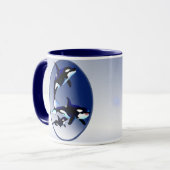 Killer Whale Family Oval_Mokken Mok (Voorkant links)