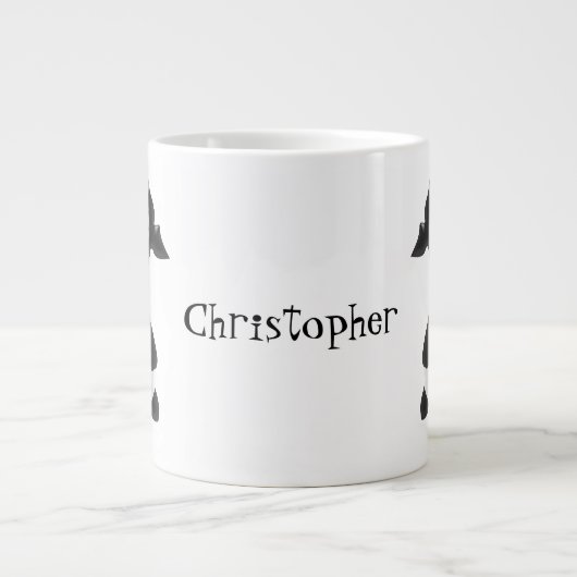 Killer Whale gepersonaliseerd Grote Koffiekop (Voorkant)