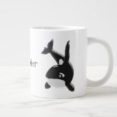 Killer Whale gepersonaliseerd Grote Koffiekop (Rechts)