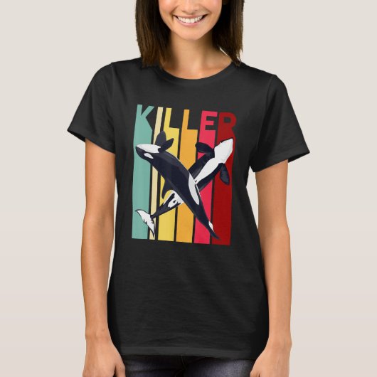 Killer Whale Gift Ideum Zee Animals Orca T-shirt (Voorkant)