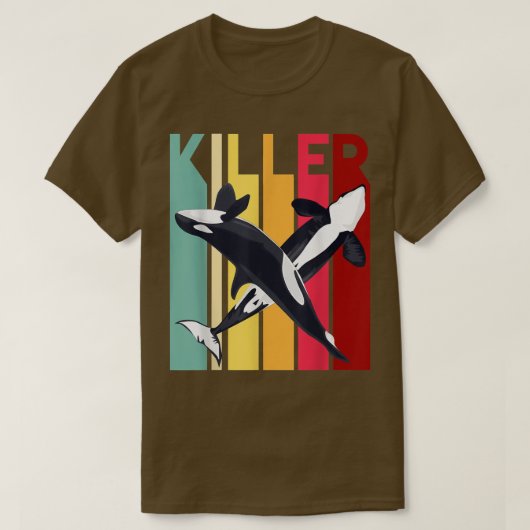 Killer Whale Gift Ideum Zee Animals Orca T-shirt (Design voorkant)