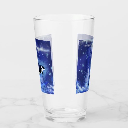 Killer Whale Glass Glas (Links)