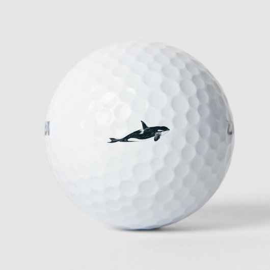 Killer whale golfballen (Voorkant)