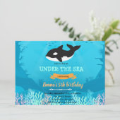 Killer whale in het kader van de uitnodiging van h (Staand voorkant)