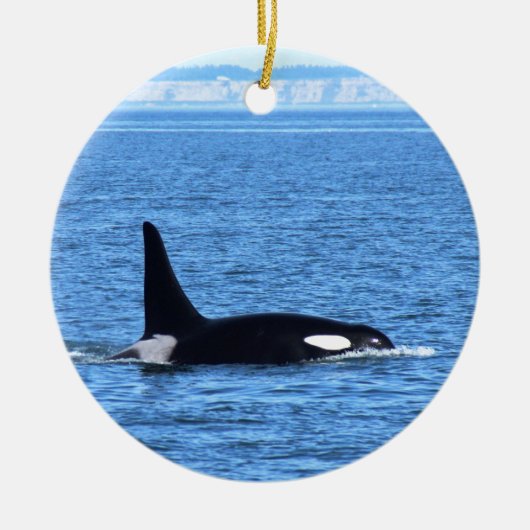 Killer Whale Keramisch Ornament (Voorkant)