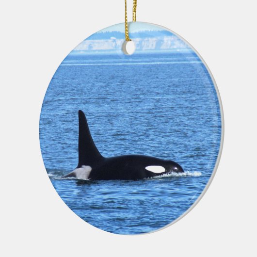 Killer Whale Keramisch Ornament (Links)