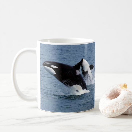 Killer whale koffiemok (Met donut)