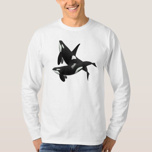 Killer Whale Lang T-shirt (Voorkant)