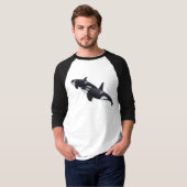 Killer Whale Lang T-shirt (Voorkant volledig)