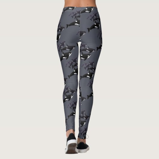 Killer Whale Leggings Orca Whale Leggings (Achterkant)