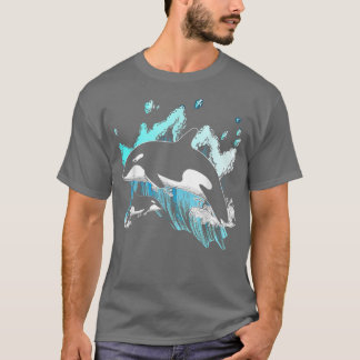 Killer Whale Ocean Lover Gift Idea Mannen Boys Kin T-shirt