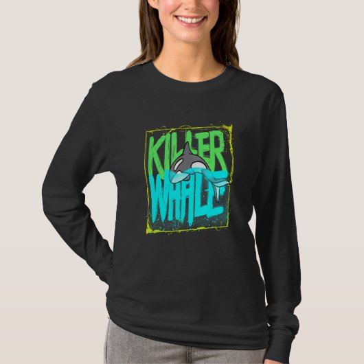 Killer Whale Ocean Orcas T-shirt (Voorkant)