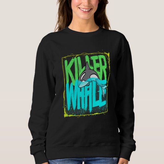 Killer Whale Ocean Orcas Trui (Voorkant)