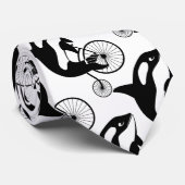 Killer Whale on  Bike Stropdas (Opgerold)