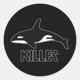 Killer Whale Orca des Death Ronde Sticker
