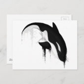 Killer Whale Orca door Crem Briefkaart (Voorkant / Achterkant)
