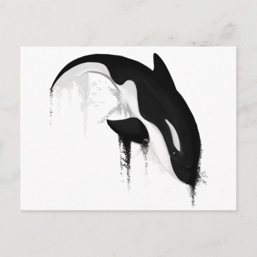 Killer Whale Orca door Crem Briefkaart (Voorkant)