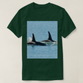 Killer whale orca fins 4 t-shirt (Design voorkant)