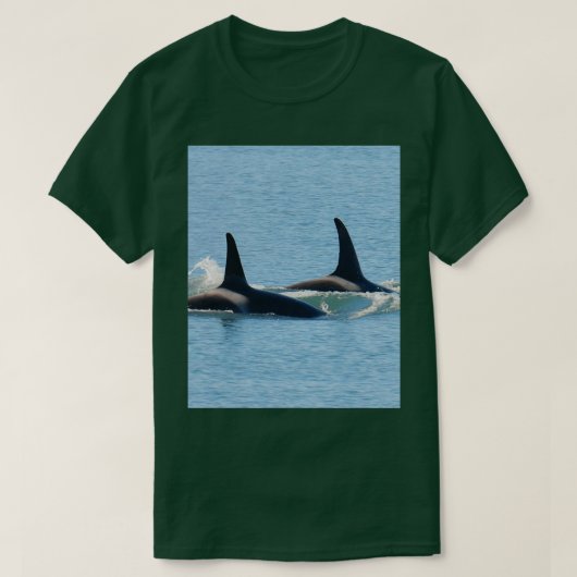 Killer whale orca fins 4 t-shirt (Design voorkant)