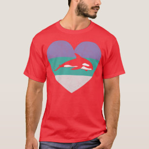 Killer Whale Orca Gift for Women & Girls Retro Cut T-shirt