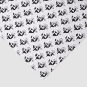 Killer Whale Orca op Bike Tissuepapier (Detail)