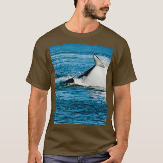 Killer whale orca springt 20 t-shirt