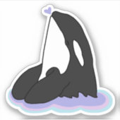 Killer Whale Orca Sticker (Voorkant)