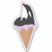 Killer Whale Orca Sticker (Voorkant)