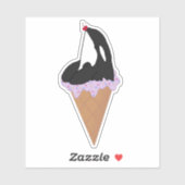Killer Whale Orca Sticker (Vel)