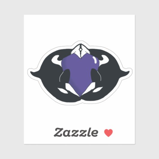 Killer Whale Orca Sticker (Vel)