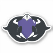 Killer Whale Orca Sticker (Voorkant)