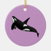 Killer Whale, Orcinus Orca Keramisch Ornament (Voorkant)
