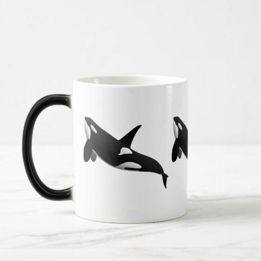 Killer Whale, Orcinus Orca Magische Mok (Links)
