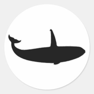 Killer Whale - Orka (illustratie) Ronde Sticker