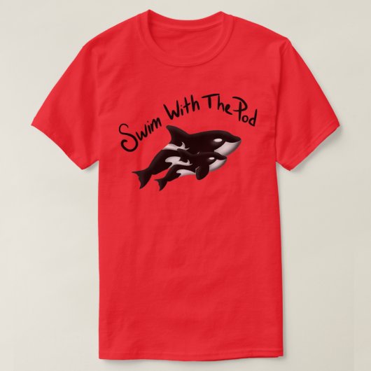 Killer Whale Pod 1 T-shirt (Design voorkant)