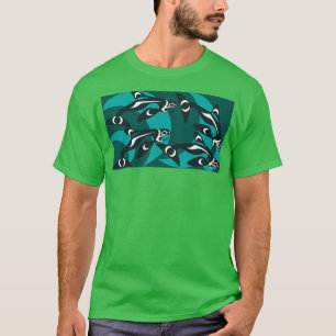 Killer Whale Pod Metal Print T-shirt
