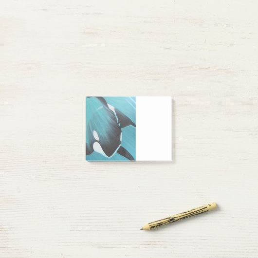 Killer Whale Post-it® Notes (Op bureau)