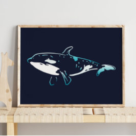 Killer Whale Print | Killer Whale Wall Print