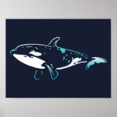 Killer Whale Print | Killer Whale Wall Print (Voorkant)