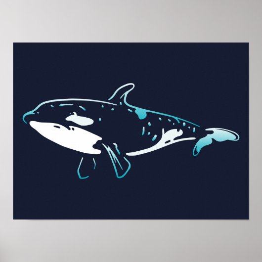Killer Whale Print | Killer Whale Wall Print (Voorkant)