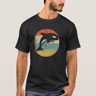Killer Whale Retro Orca Whale Icon T-shirt