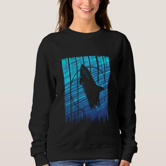 Killer Whale Save the Whales Orca Long Hoeve Trui (Voorkant)